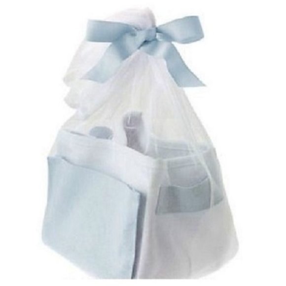 NEW Gymboree Canvas Gift Basket Tote Diaper Caddy Storage NWT Baby Shower - Picture 5 of 5